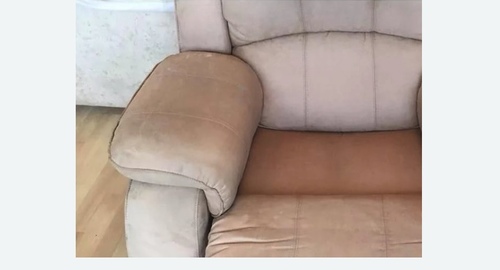 Химчистка кожаных кресел. Дербент